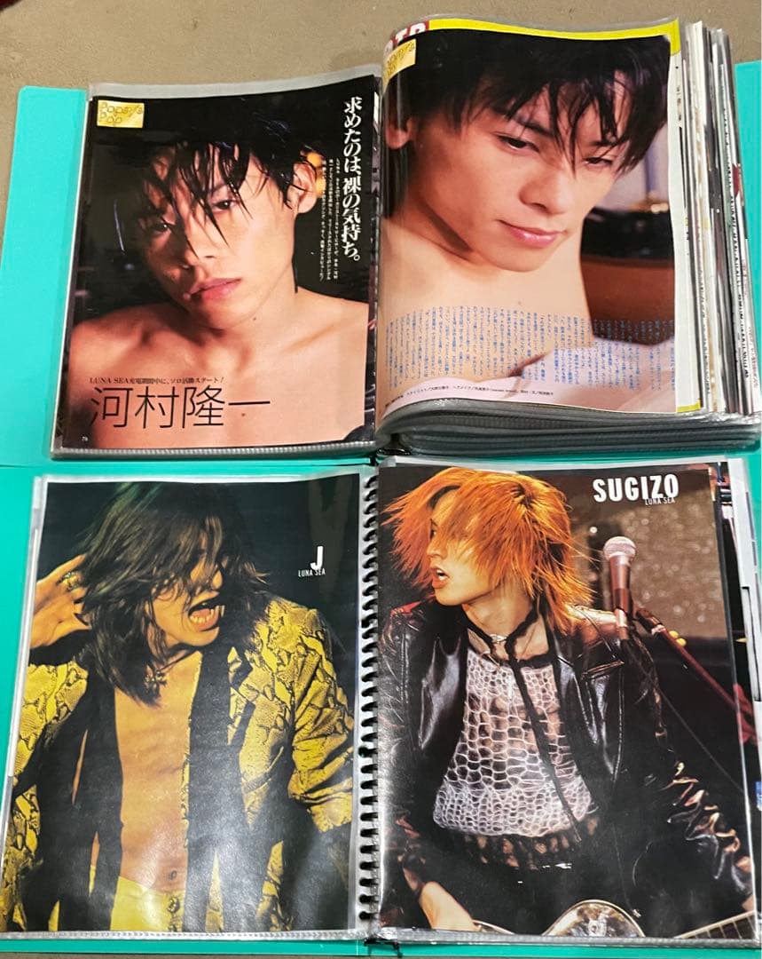 LUNA SEA 切り抜き 河村隆一 J 真矢 SUGIZO！ ポスター | Buyee