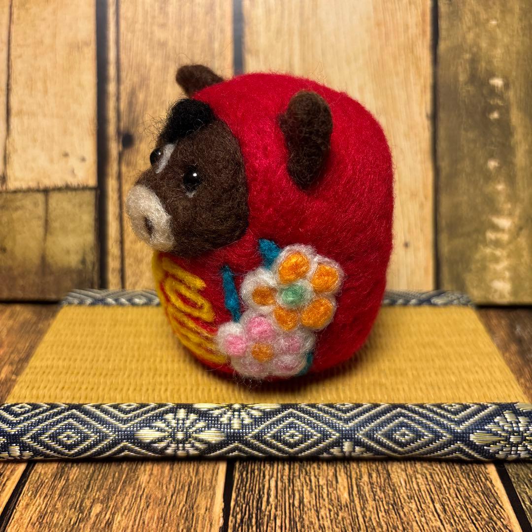 くどちゃん様専用ページ馬赤だるま(福)【羊毛フェルト・アクレーヌ