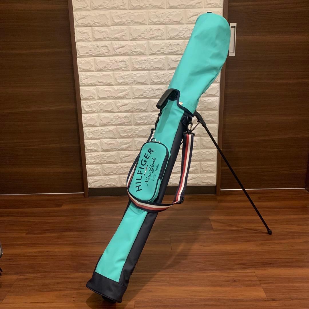 美品   セルフスタンド THMG3SK1 ターコイズ 美品 TOMMY HILFIGER セルフスタンド THMG3SK1 ターコイズ - ゴルフ