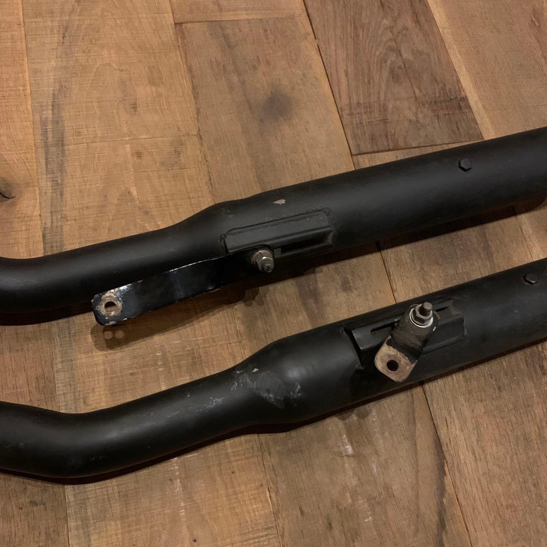 ショベルヘッド スラッシュカットマフラー - メルカリ