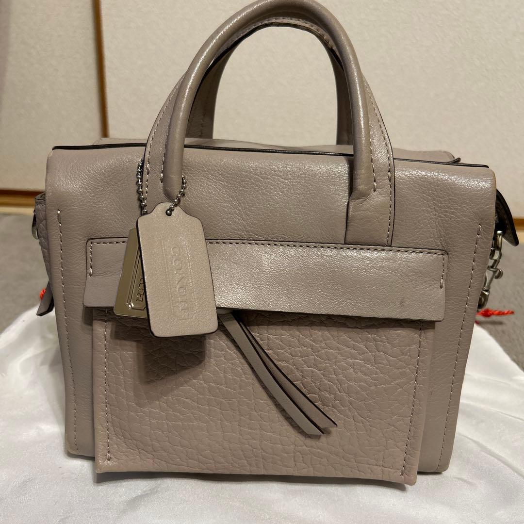 コーチ 2WAY ブリーカー ミニライリー キャリーオール ショルダー 袋付