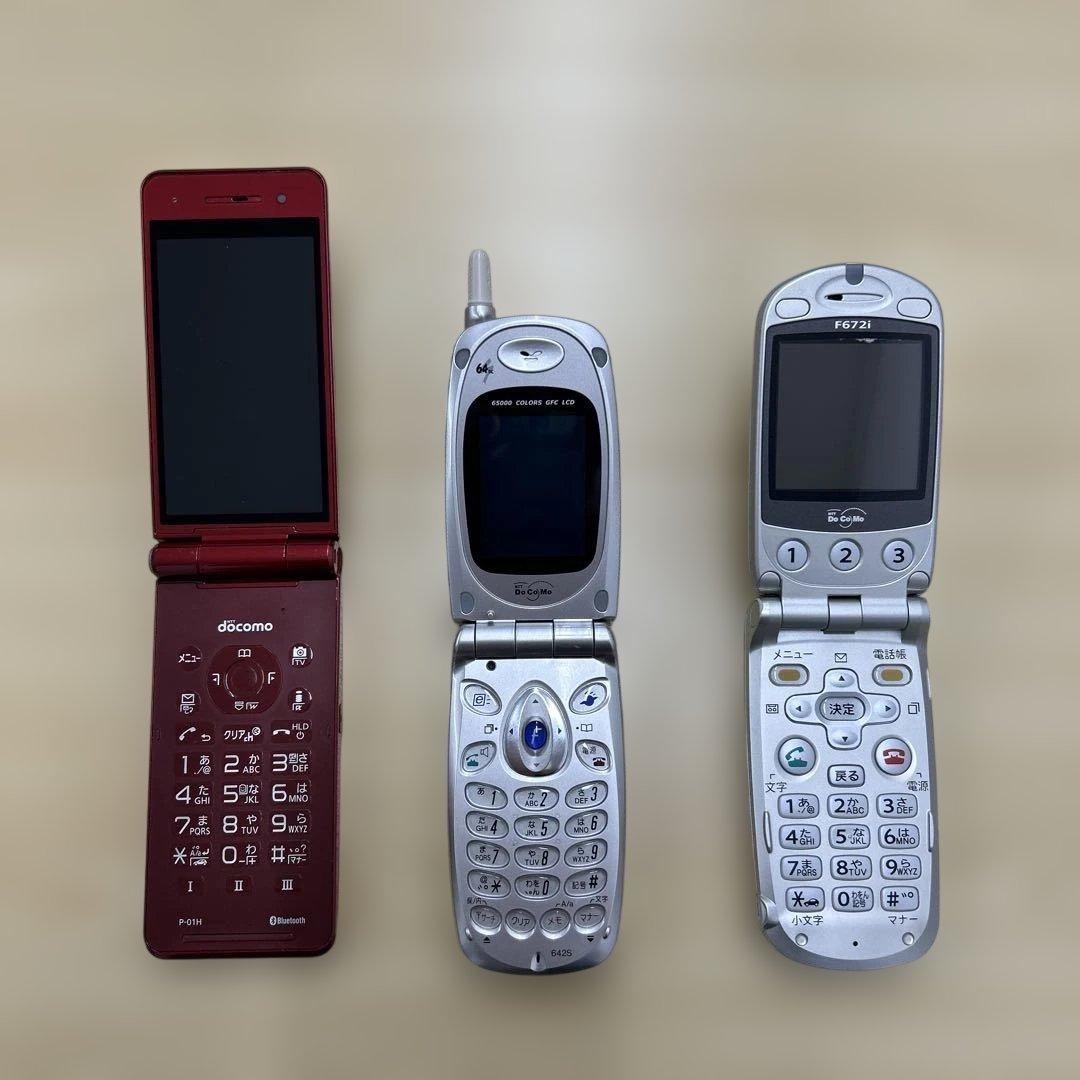 ジャンク品】ガラケー・スマホ おまとめ5点セットです♪おまけ付き