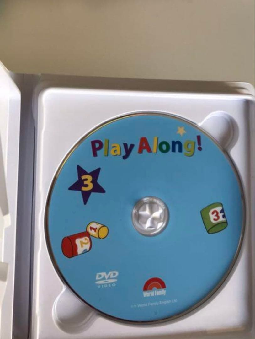 ディズニー英語システムDWEプレイアロング DVD/CD 1, 2, 3セット