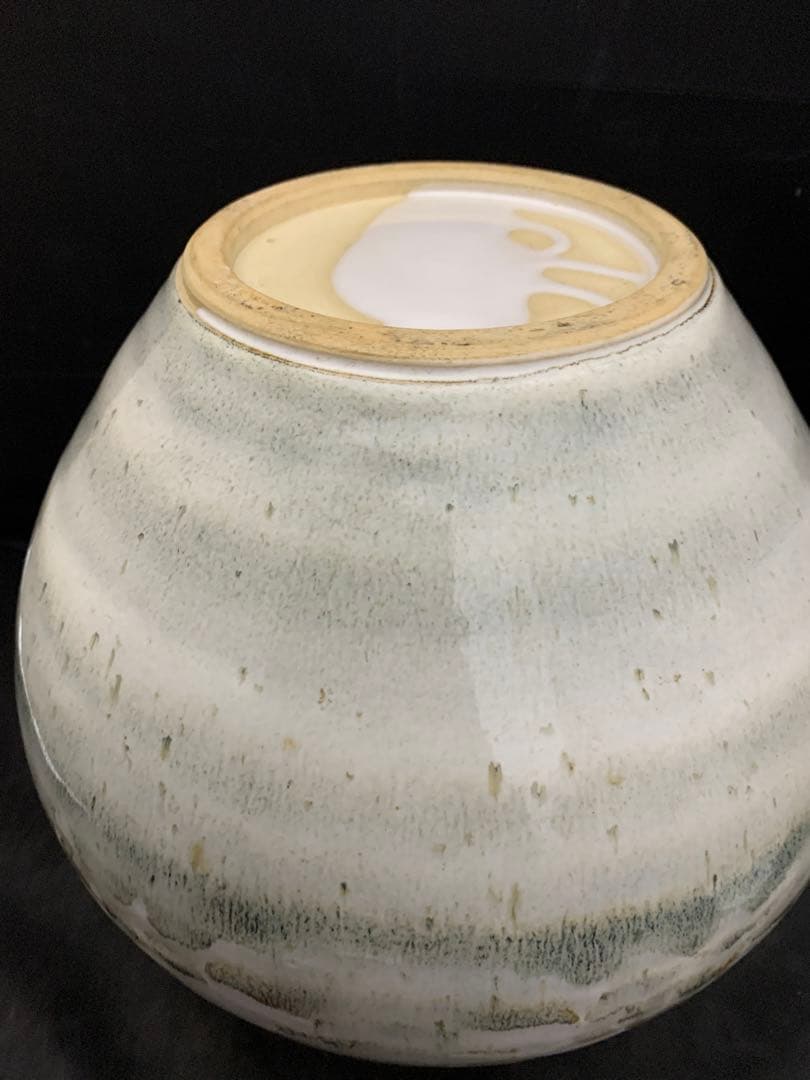 奈良赤膚焼 赤膚山 大塩玉泉 花瓶 壺 花生け 花入 遠州七窯