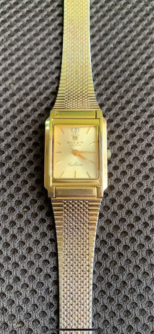 ROLEX GENEVE Cellini ロレックス 腕時計 チェリーニ ロレックス チェリーニ 50525.BK ギョーシェ ブラック ピンクゴールド