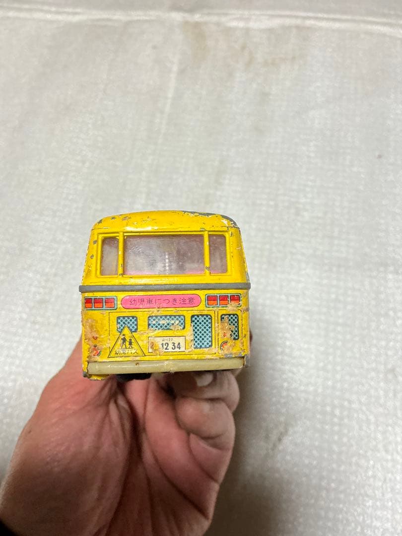 ダイヤペット／三菱ふそう・幼稚園バス。【ドアが欠品、汚れ、キズ