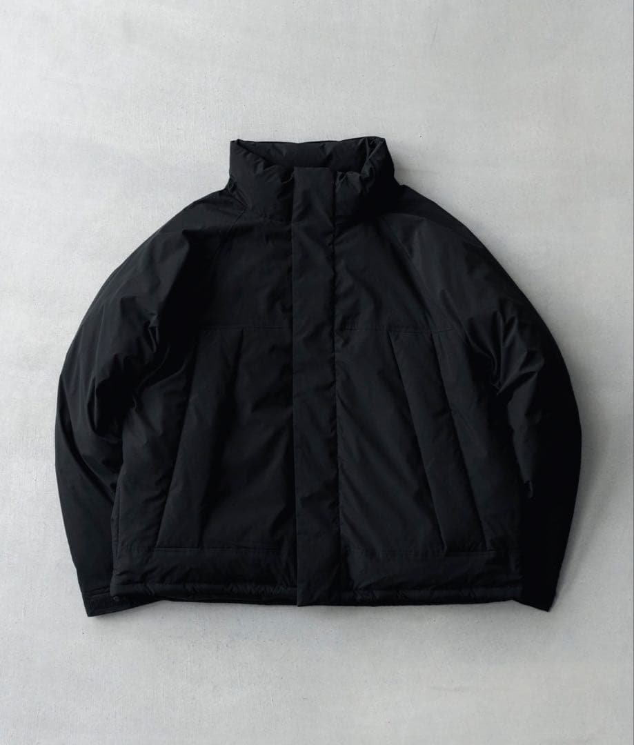 SINSS ブラック ナイロンジャケット SINSS ブルゾン アウター Seam line zip blouson / シームラインジップ