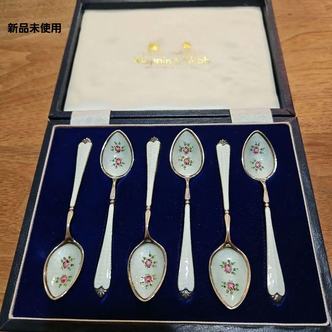 Mappin&Webb　マッピン&ウェッブ　スプーン6本セット 美品】Mappin&Webb マッピン&ウェッブ スプーン カトラリー 箱入