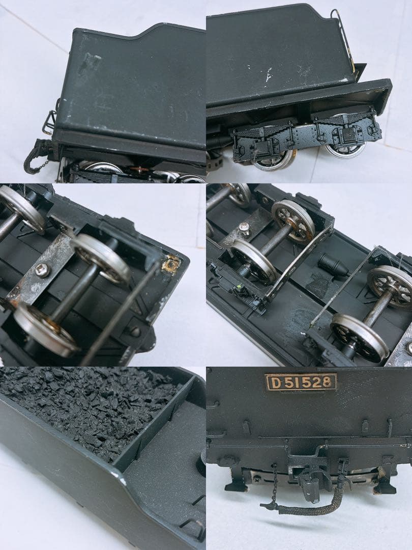 D51 528 蒸気機関車 鉄道模型 大型模型 本体＋テンダー セット