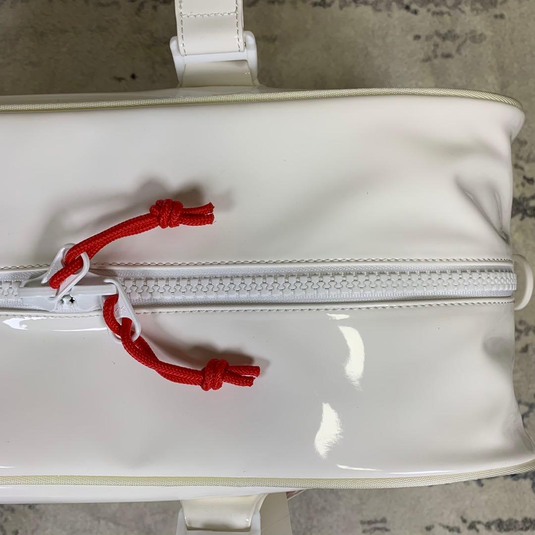 未使用タグ付き】ユニクロ 錦織圭 ボストンバッグ エナメル ホワイト