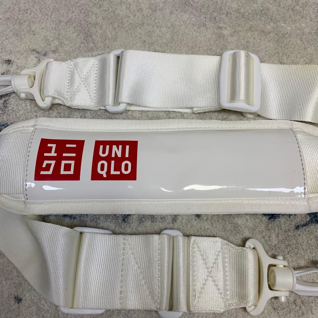 未使用タグ付き】ユニクロ 錦織圭 ボストンバッグ エナメル ホワイト