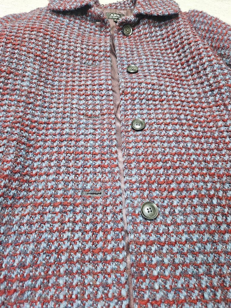 タカミー様専用】A.P.C アーペーセー ジャガードロングコート ツイード