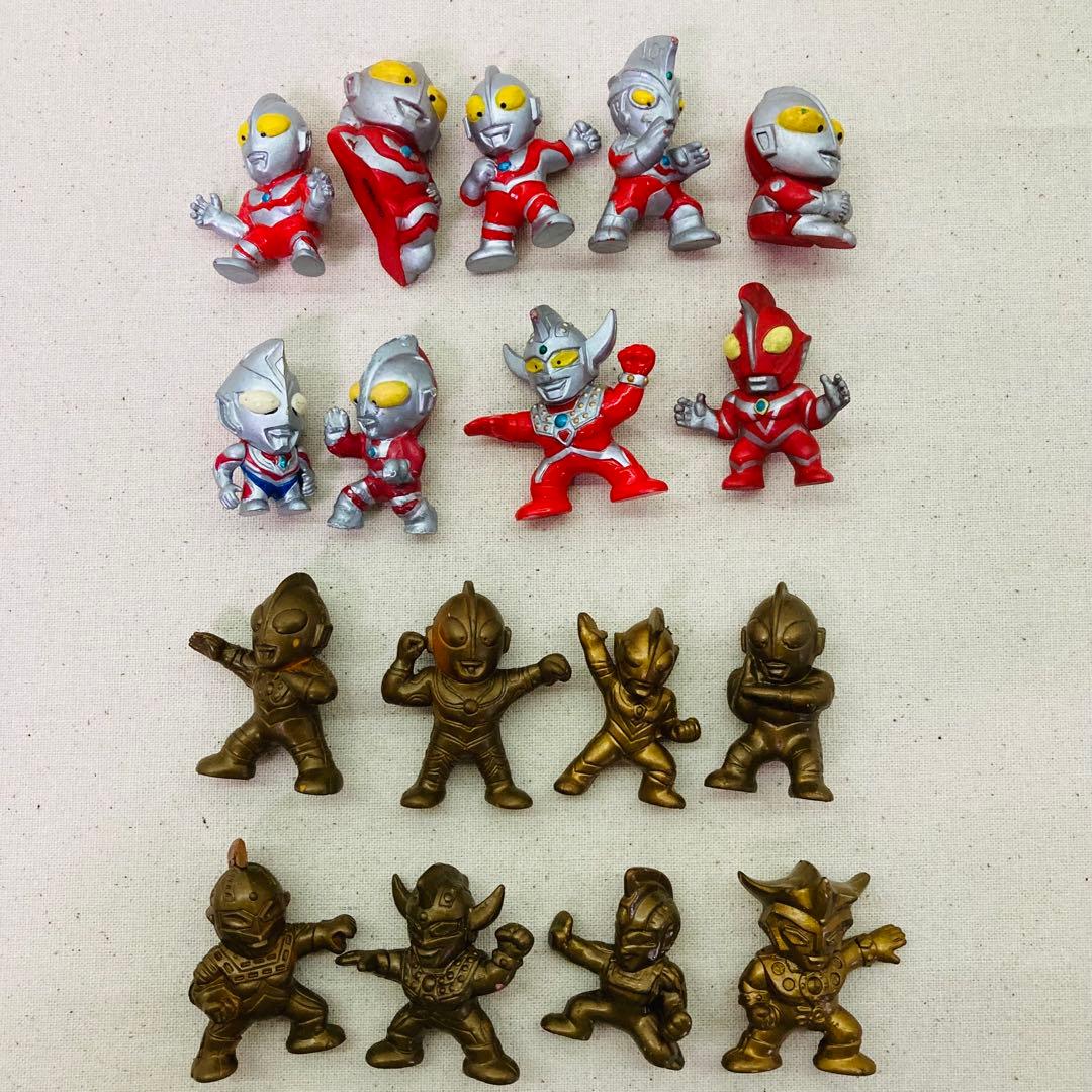 ウルトラマン ミニフィギュア 17点セット 色彩 ブロンズ カラー - メルカリ