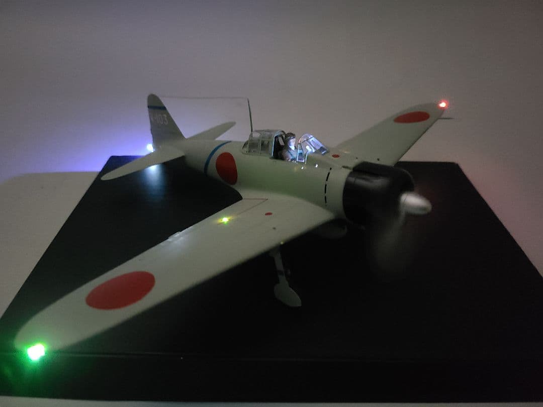 タミヤ1/48 零式艦上戦闘機21型 坂井三郎搭乗機 リアルモーターライズ