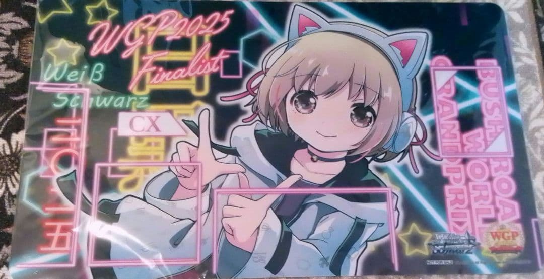 ヴァイスシュヴァルツ　WGP2025 全国大会　プレイマット ヴァイスシュヴァルツ ロゼ 全国大会 限定プレイマット ヴァイス