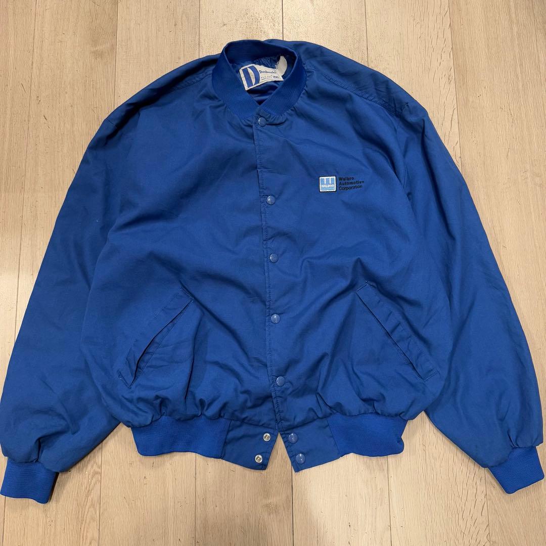 青 ブルゾンジャケット ジャンバー スタジャン 刺繍 2XL - メルカリ