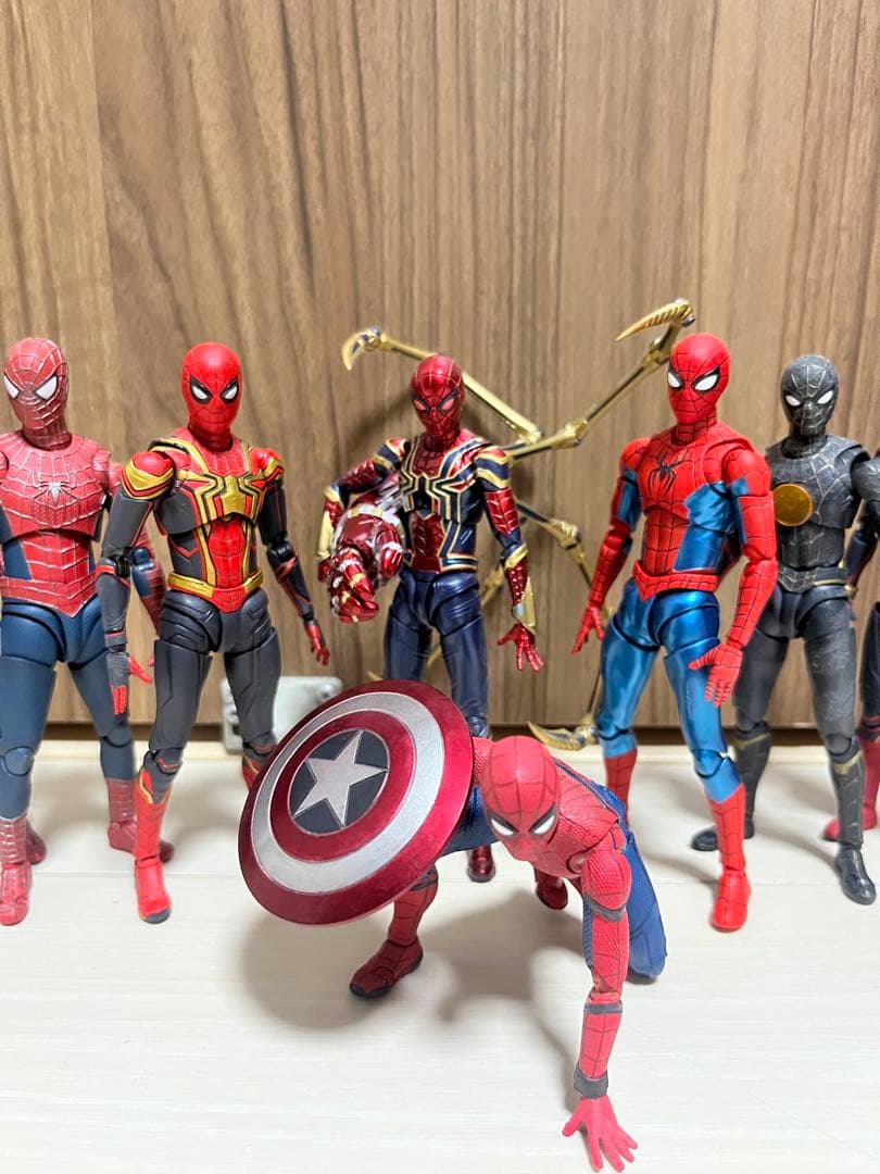 S.H.Figuarts MAFEX 他 計16体 スパイダーマン フィギュア