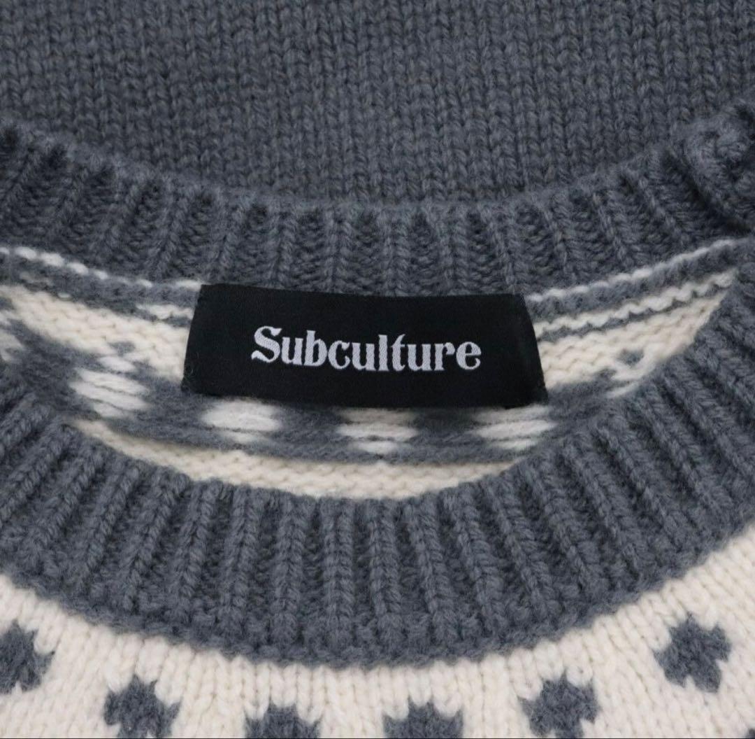 subculturサブカルチャー キムタク ニット さんタク セーター 木村拓哉