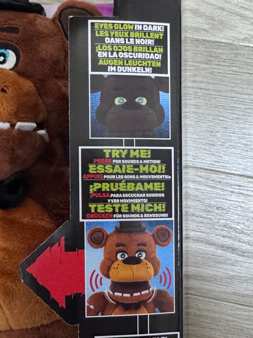 ファイブナイツアットフレディーズ フレディ アクション トーキング