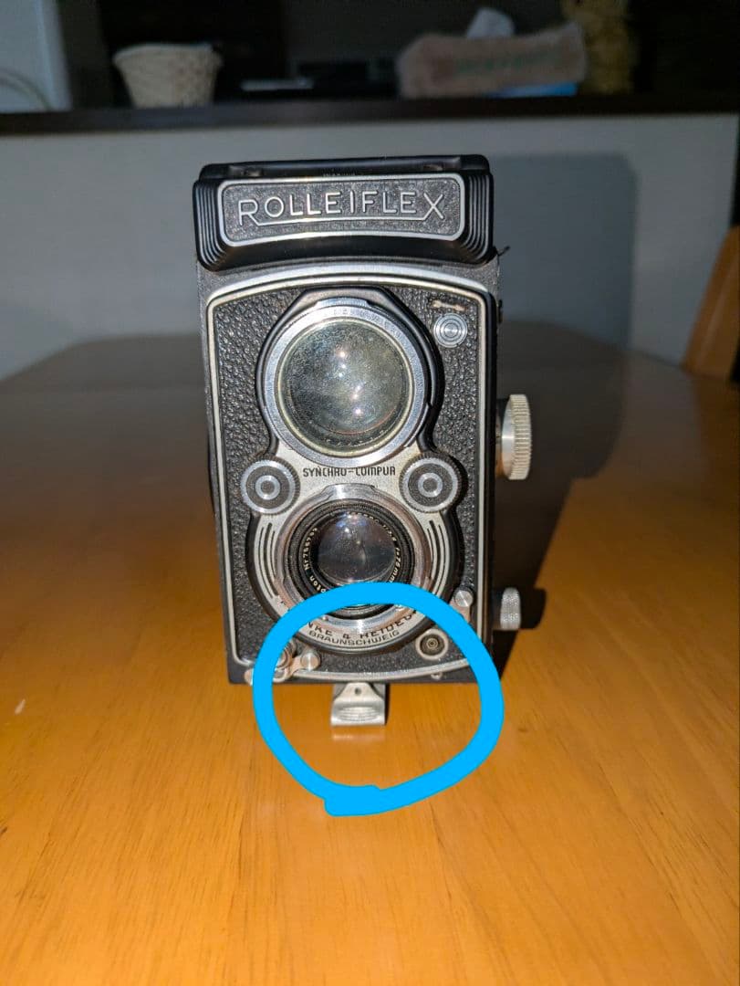 ジャンク ローライフレックス Tessar 75mm f3.5 二眼レフ 現状品