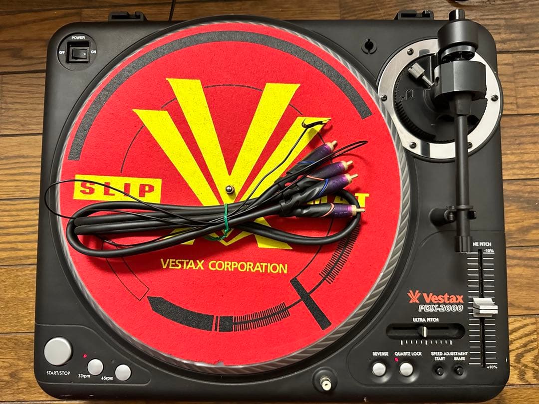 VESTAX PDX-2000 ターンテーブル ベスタクス1台 スクラッチの神様 Q-Bertも愛用！Vestax PDX-2000が今、手に入るのは