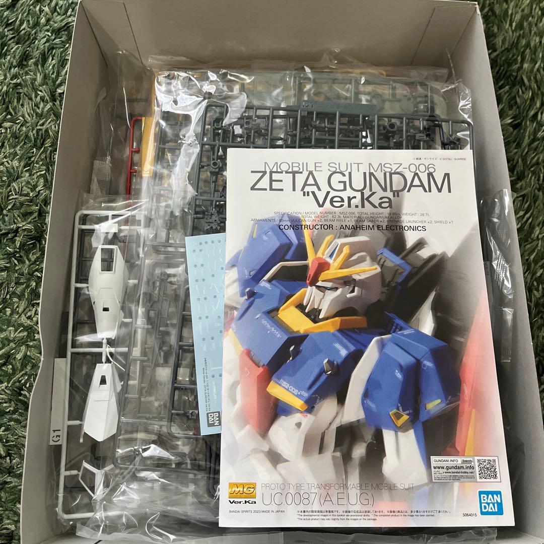 新品】Zガンダム Ver.Ka ガンプラ MG マスターグレード - メルカリ