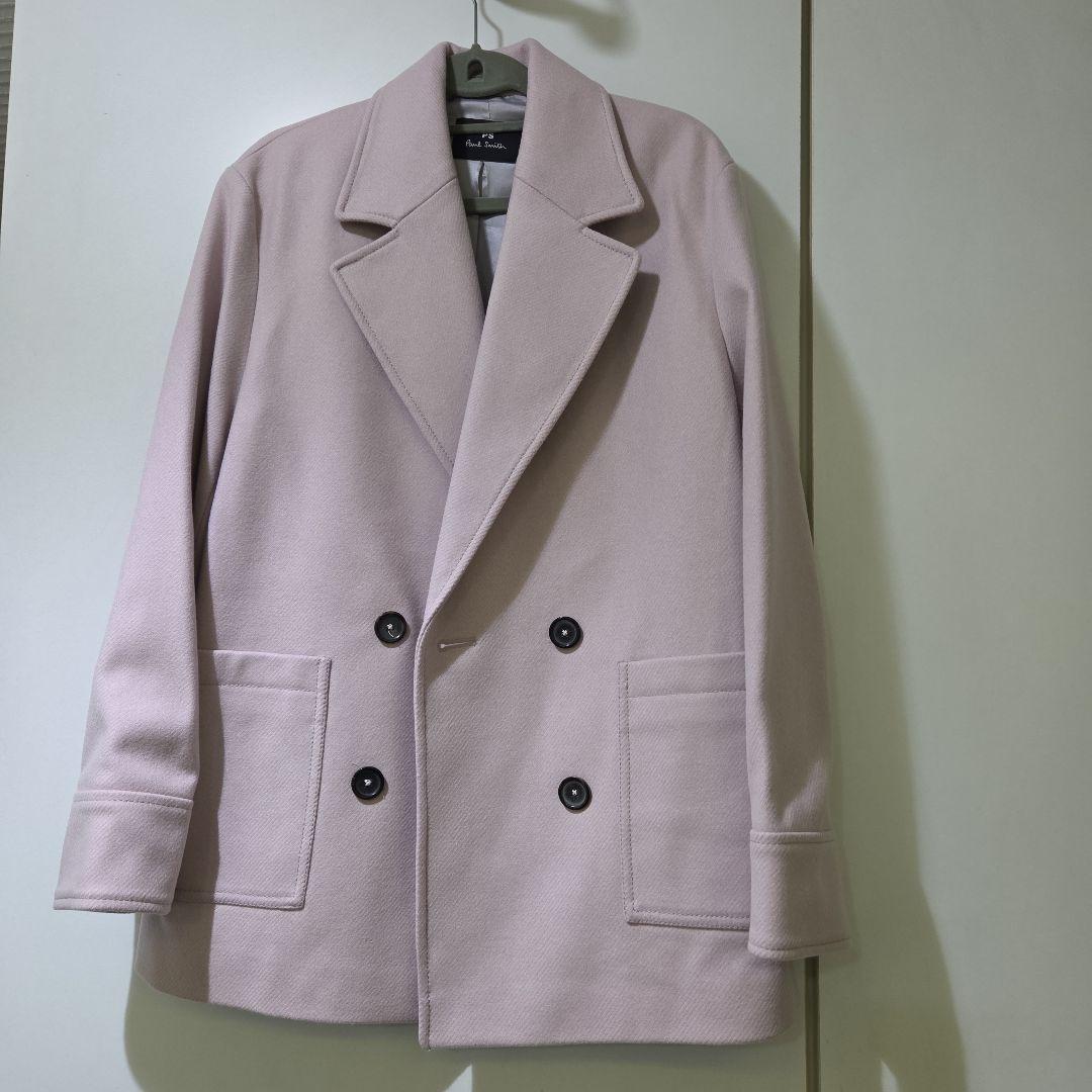 Paul Smith 薄いピンク ダブルブレスト コート 中古・古着通販】PAUL SMITH (ポールスミス) ダブルブレストコート