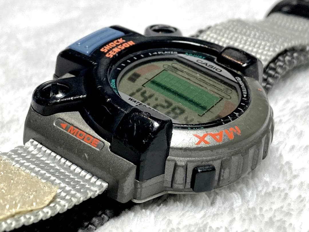 CASIO CYBER MAX JG-300 パンチ力測定 レトロ デジタル 黒 - メルカリ