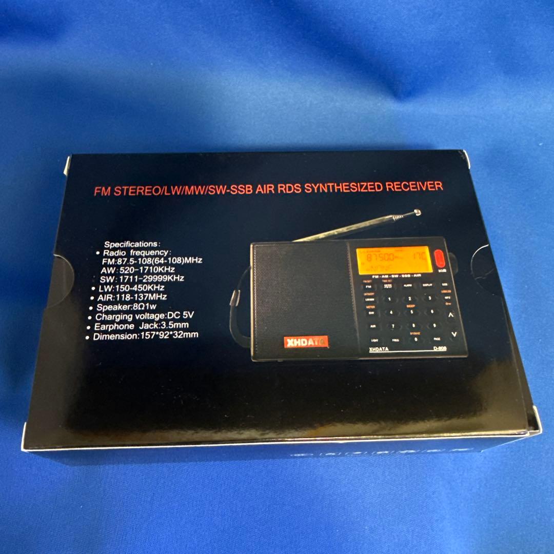 USB Type-C】XHDATA D-808 BCLラジオ