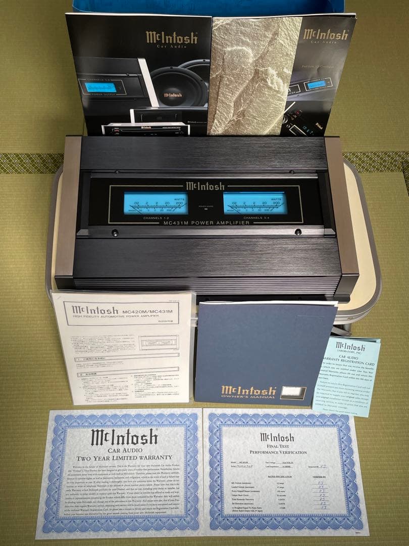 ✨超美品✨ McIntosh MC431M パワーアンプ - メルカリ