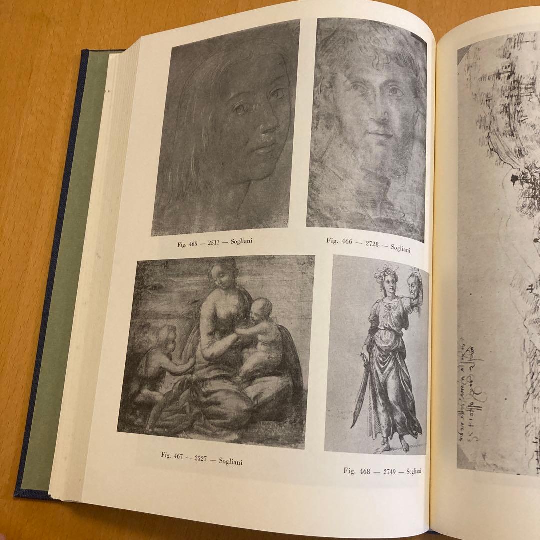 英語「フィレンツェ派の素描」全3巻函入り バーナード・ベレンソンの