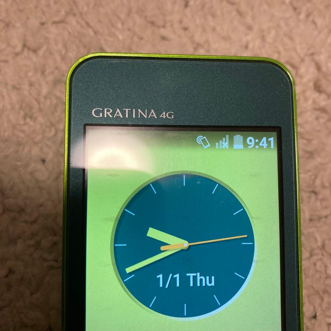 GRATINA 4G KYF31 緑/グリーン au ガラケー - メルカリ