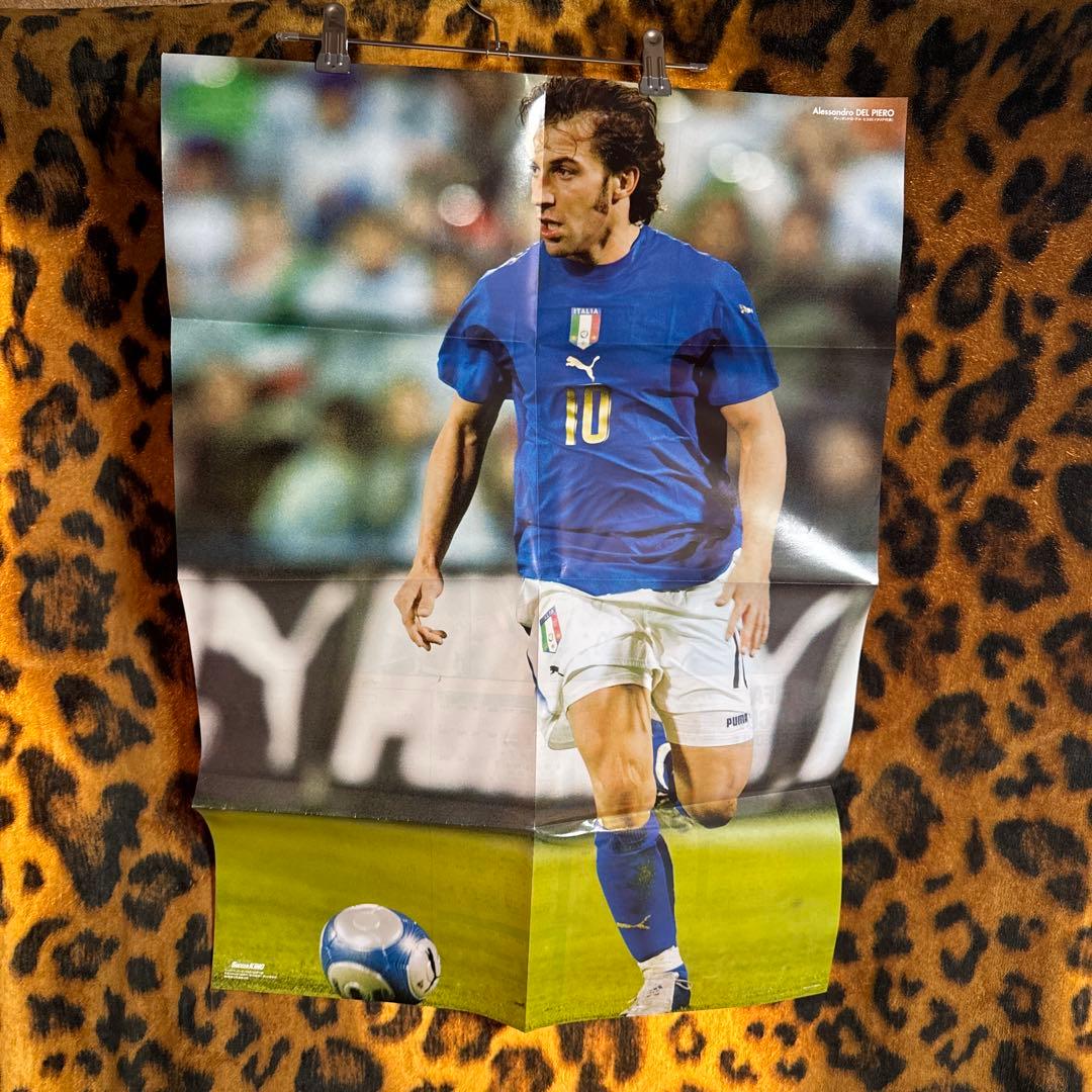 アレッサンドロ・デル・ピエロ イタリア代表 ポスター 10 football
