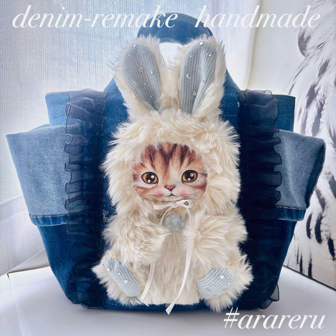 t*い様 コヤンイサムチョン　トートバッグ　マロン　デニム コヤンイサムチョン マロン トートバッグ - メルカリ