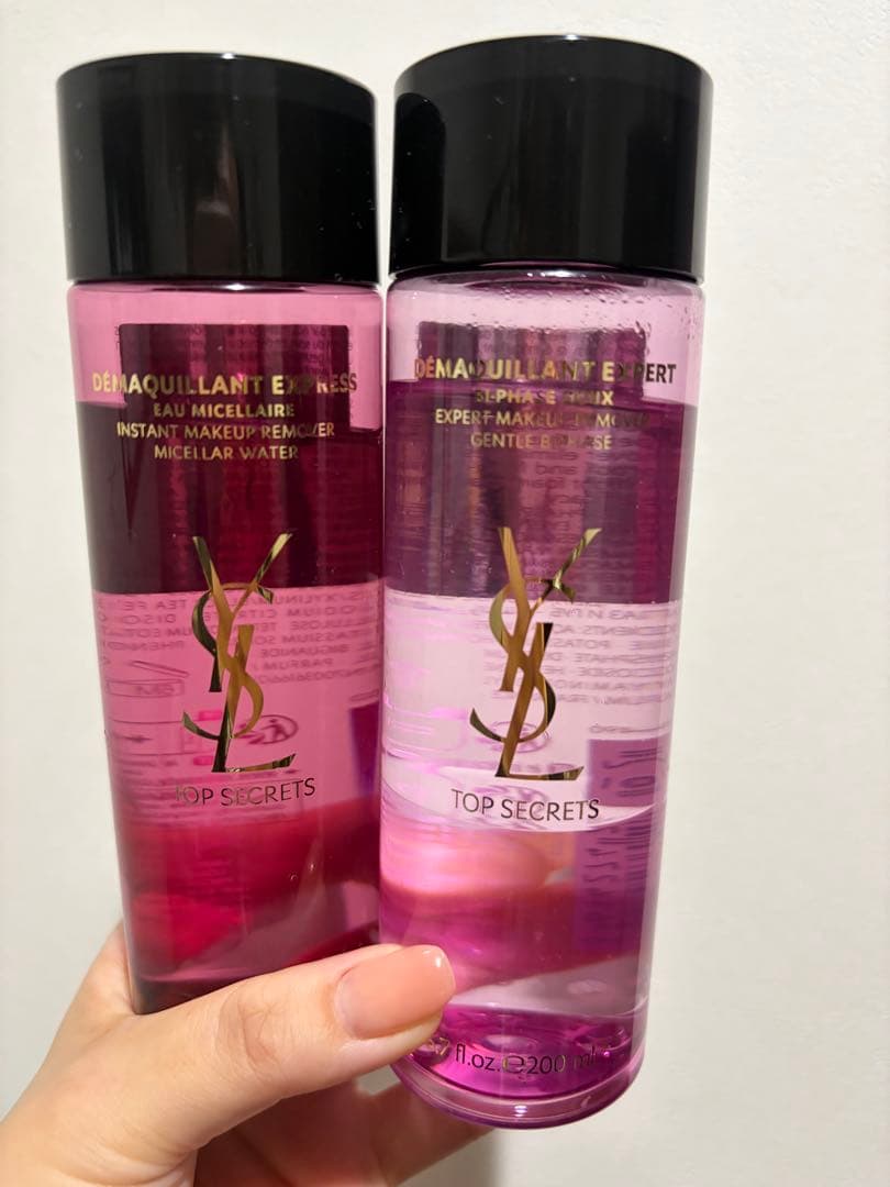 イヴサンローラントップシークレットクレンジングウォーター メイクアップリムーバー 試してみた】トップ シークレット クレンジング ウォーター YVES SAINT