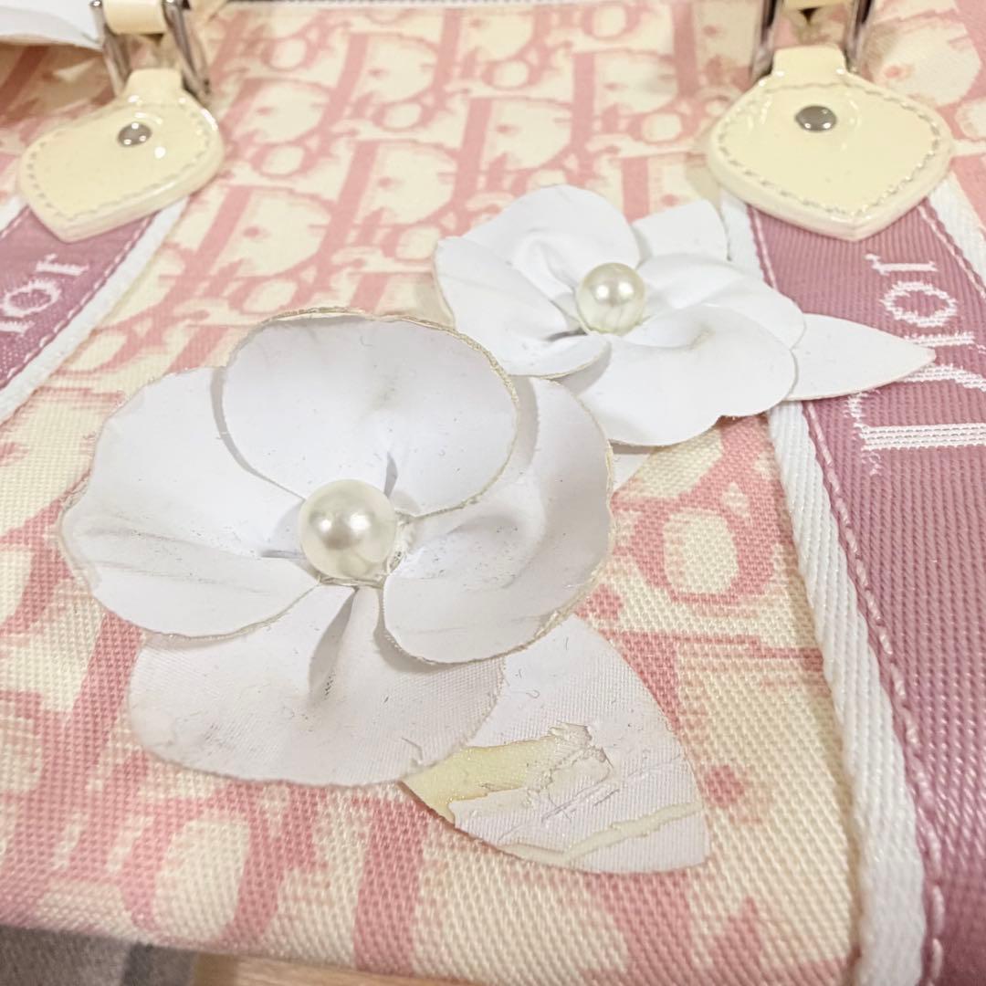 Christian Dior トロッター ピンク ボストン バッグ 鞄 - メルカリ