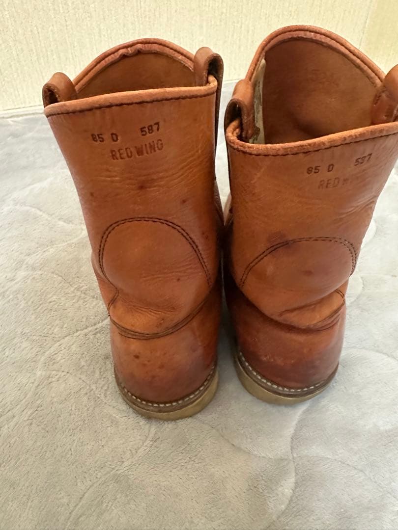 レッドウイング ペコス866 8.5D 四角犬タグ ヴィンテージ 80s