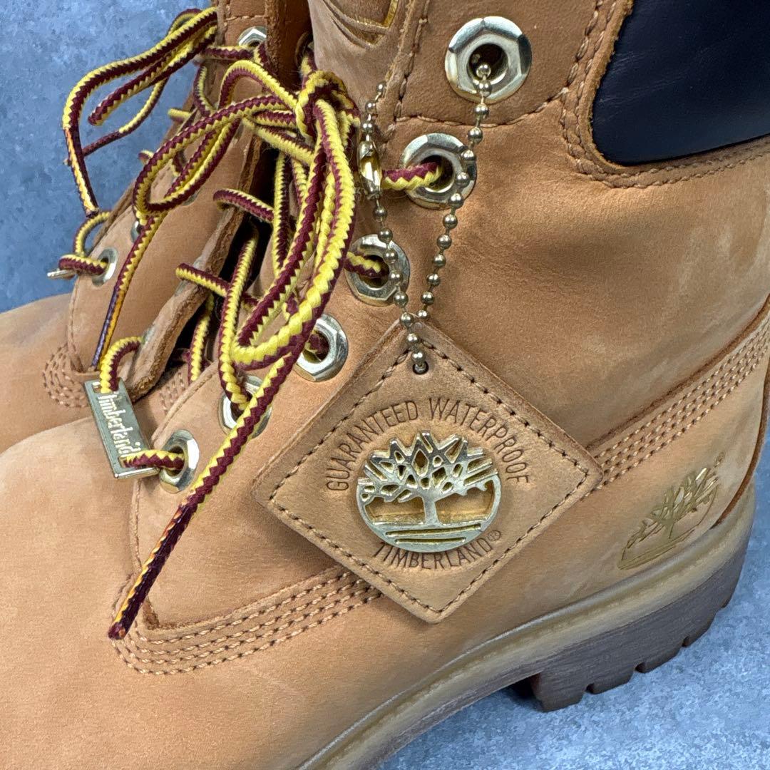 美品✨ティンバーランド 6インチプレミアムブーツ 6153B 25.5 金ロゴ