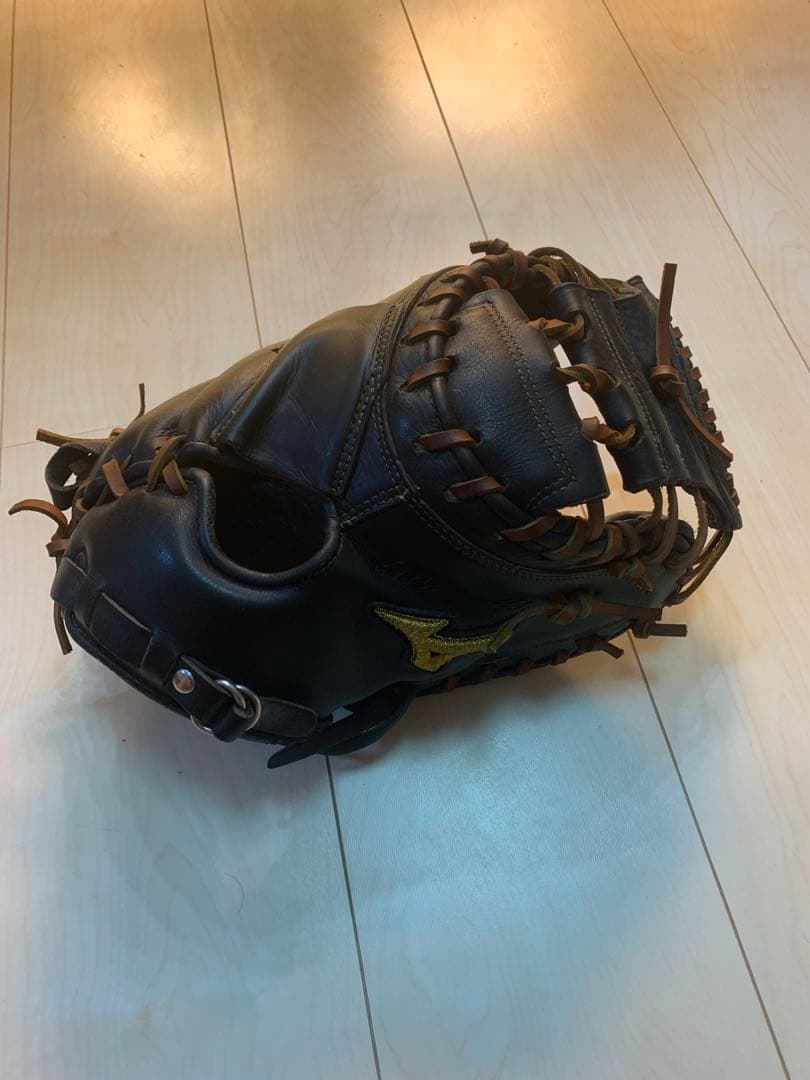 ミズノプロ　硬式用キャッチャーミット　全紐交換済み　美品 2fb477d81505e507e55cc8ecde7a71