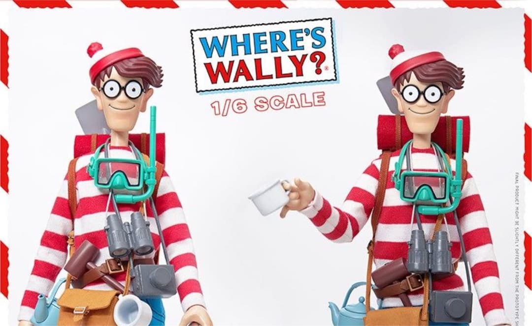 ウォーリーをさがせ！ アクションフィギュア 1/6スケール// Blitzway
