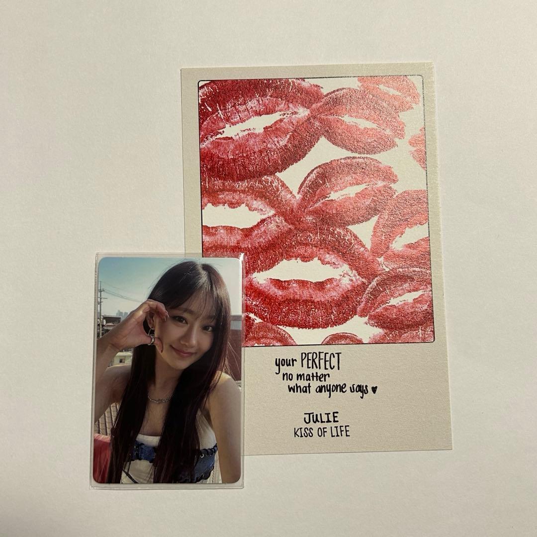 ジュリー トレカ リップカード セット KISS OF LIFE - メルカリ