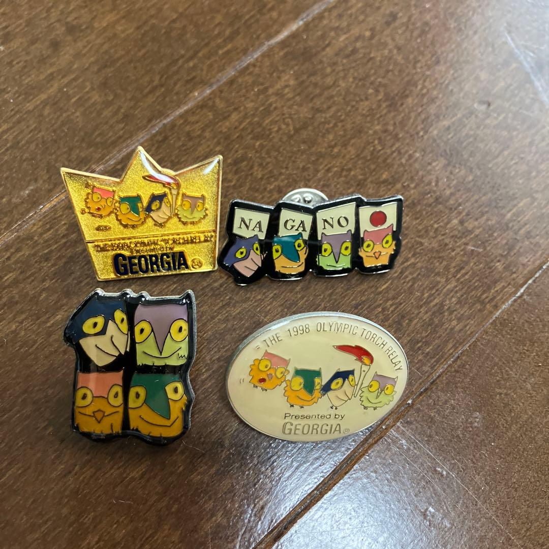長野オリンピック 公式マスコット スノーレッツピンバッジ 4個 - メルカリ
