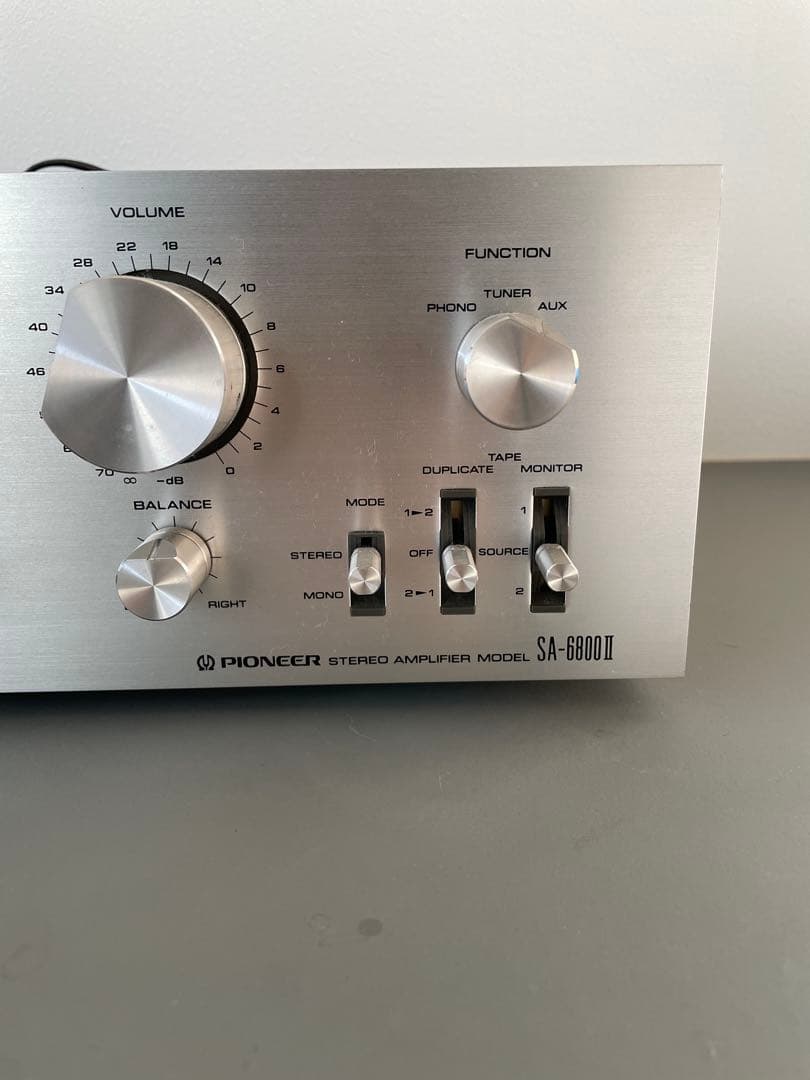 Pioneer SA-6800II プリメインアンプ シルバー - メルカリ