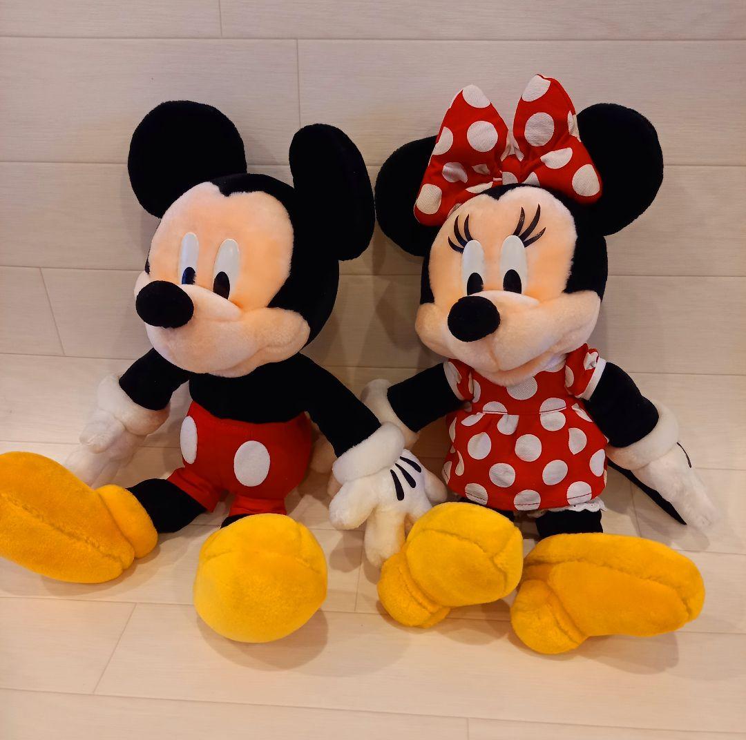 ディズニー ミッキー ミニー ぬいぐるみ 2点セット レトロ TDR 公式