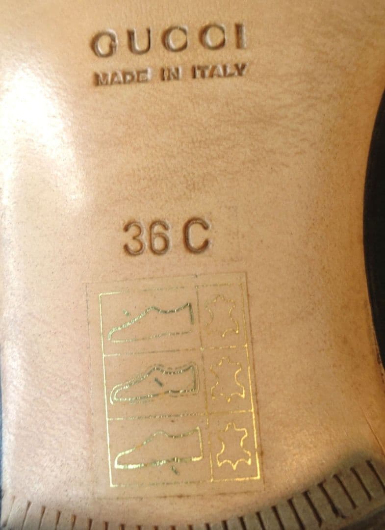 GUCCI ローファー モスグリーン モカシン スエード 23cm