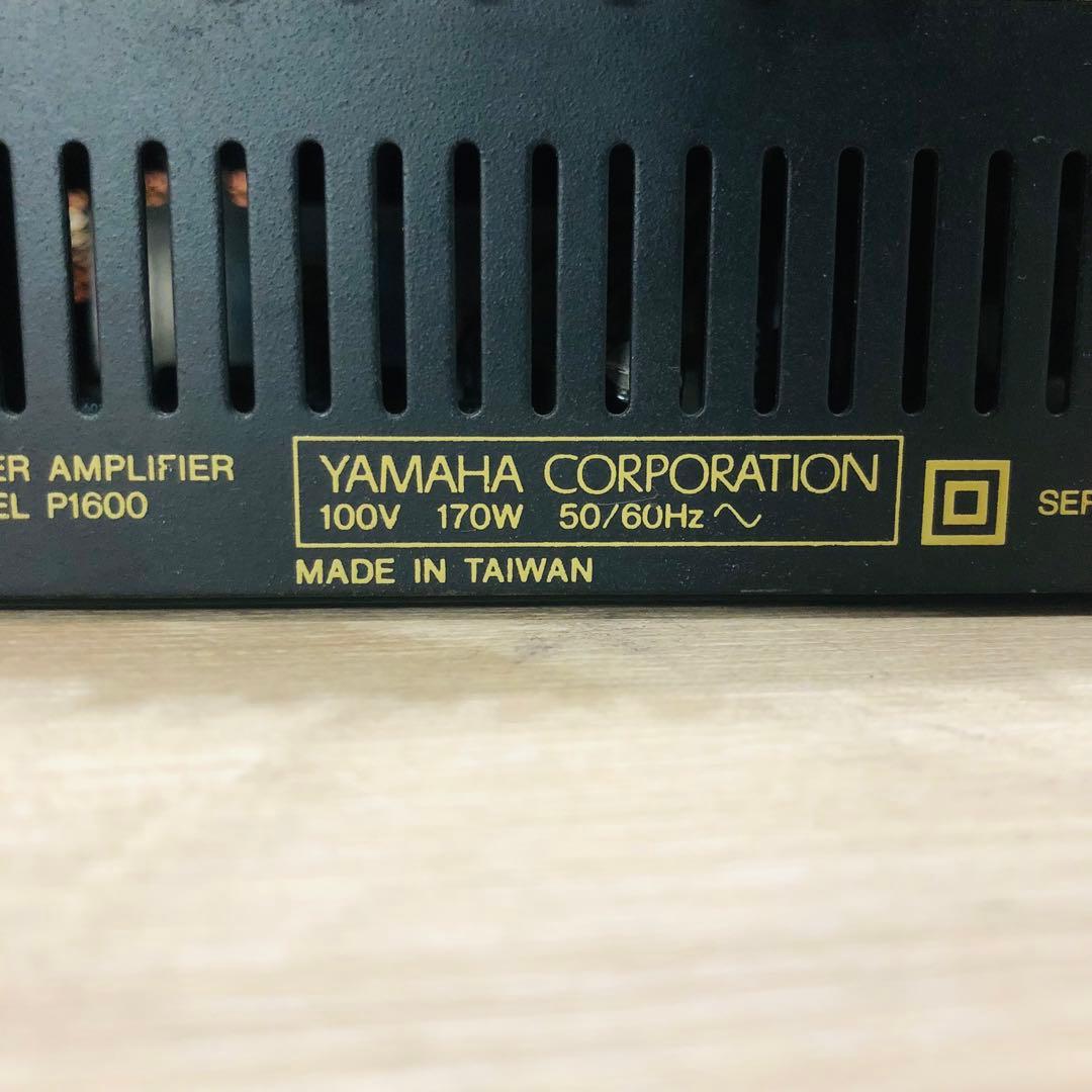 F1028⭐️YAMAHA⭐️ヤマハ パワーアンプ P1600 8Ω 400W - メルカリ