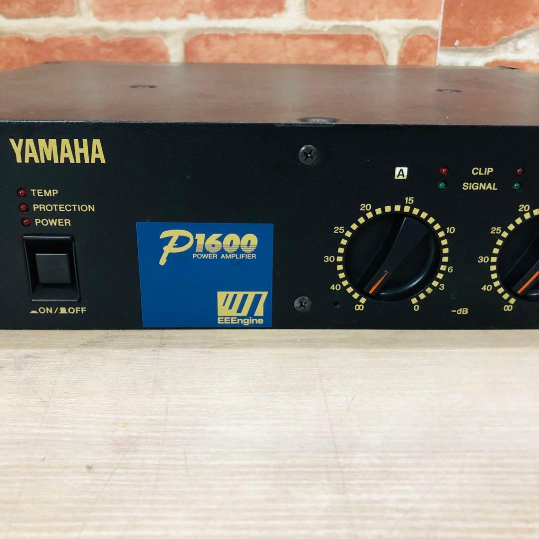 F1028⭐️YAMAHA⭐️ヤマハ パワーアンプ P1600 8Ω 400W - メルカリ