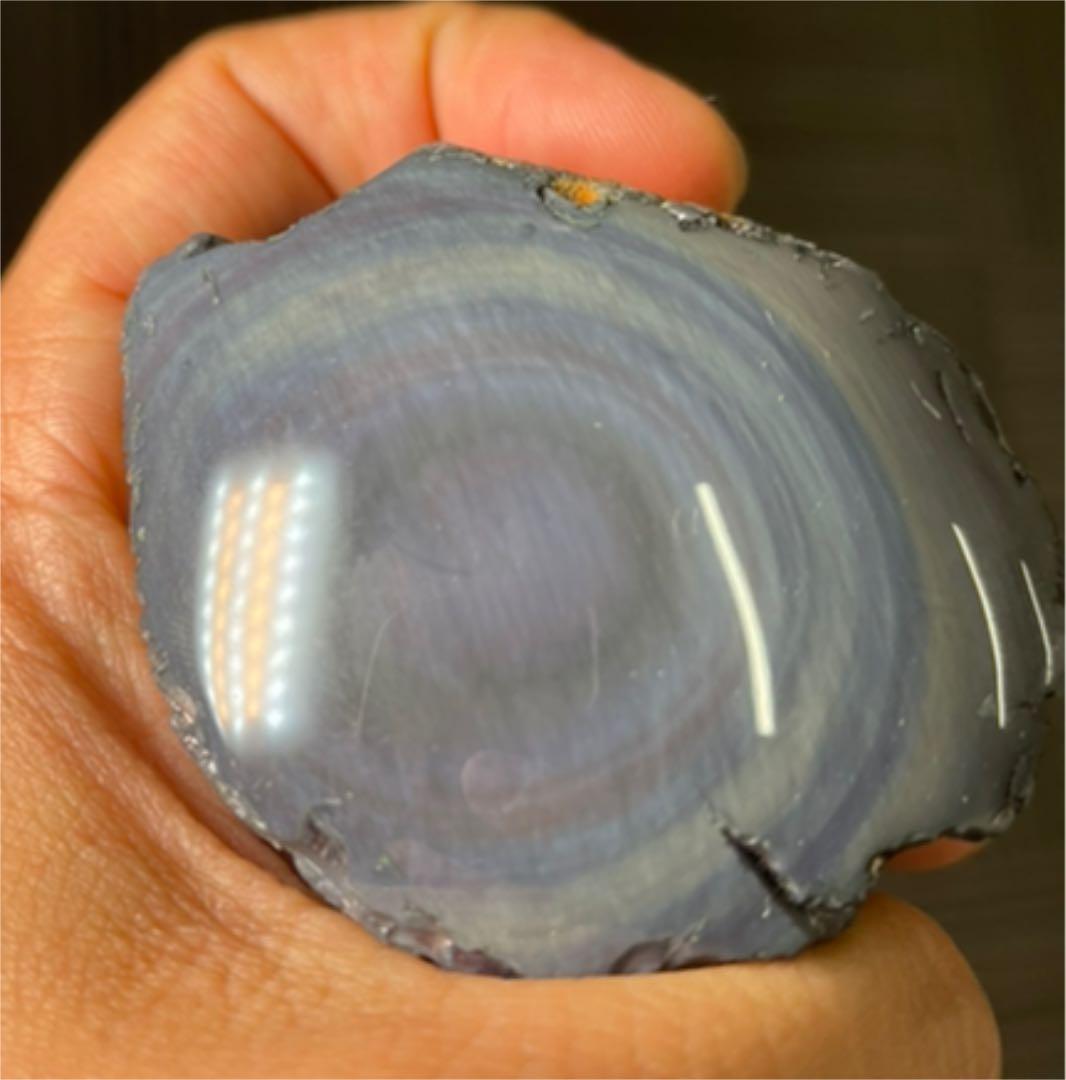 研磨済 十勝石玲瓏 パステル色レインボーオブシディアン 研磨品 十勝石