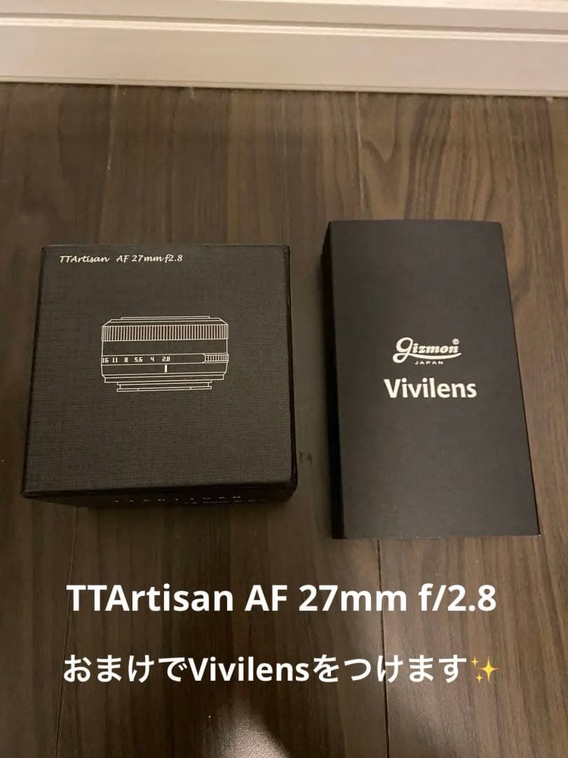 【Xマウント】TTArtisan AF 27mm f/2.8【おまけ付き】 銘匠光学 TTArtisan AF 27mm f/2.8 富士フイルムXマウント TTArtisan