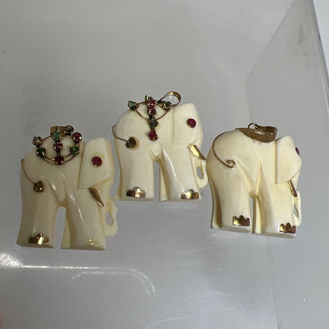 14K585刻印　極上　ネックレストップ3点　タサチ　東さ8-0126☆2F 18金 H クリップ ネックレス 0.85φ 55cm / K18 Hclip necklace 0.85φ